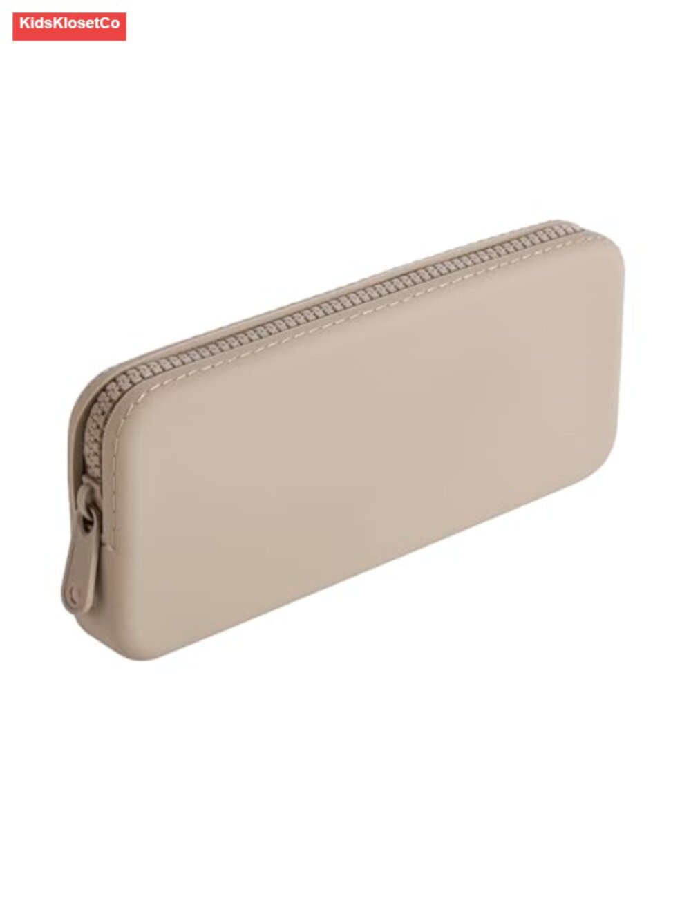Rectangular Waterproof Silicone Travel Makeup Bag Zipper Closure Toiletry